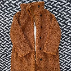 J. Crew Teddy Sherpa Topcoat